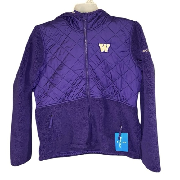 NWT Columbia Women's Purple Quilted Jacket $110 - Picture 1 of 10